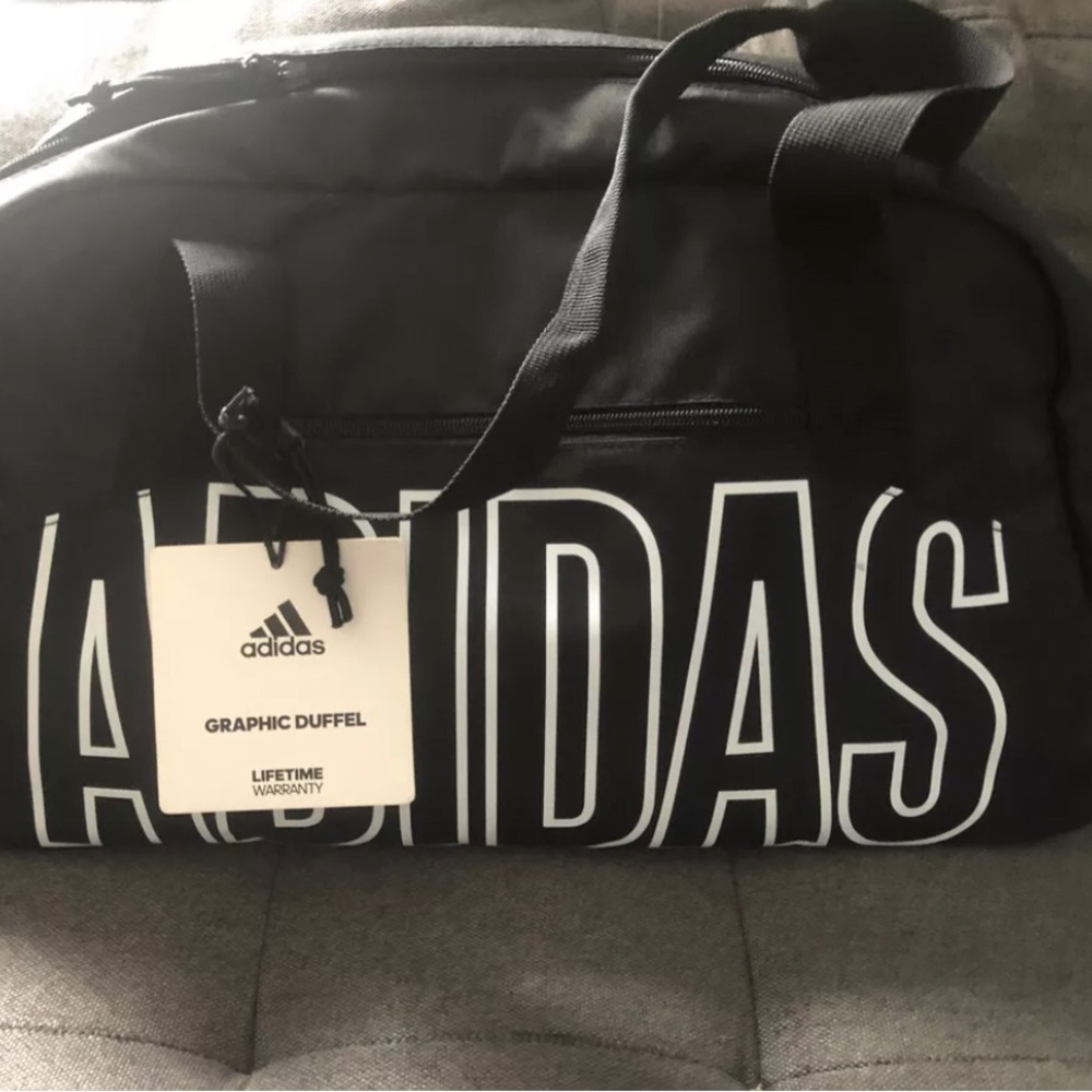 Adidas Black Travel Bag with Sporty Design - Picture 1 of 5